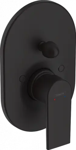 Смеситель для ванны с душем Hansgrohe Vernis Shape, матовый чёрный (71458670)