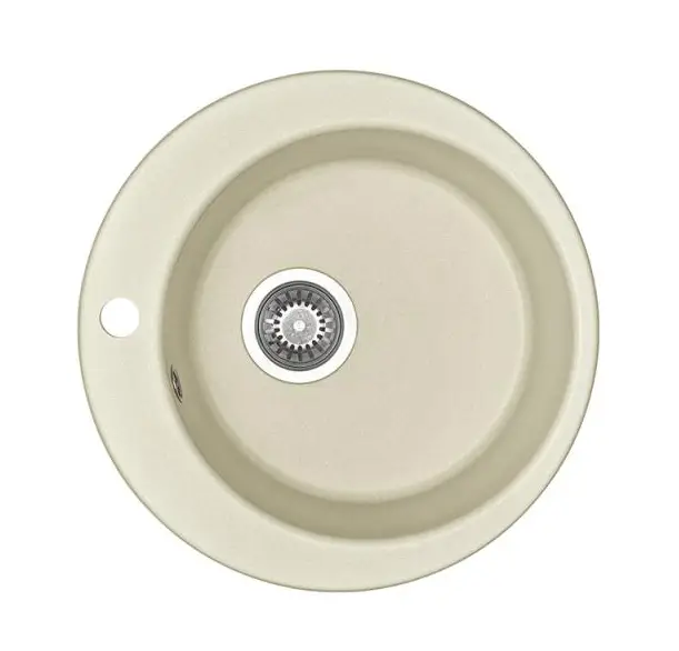 Кухонная мойка AQUATON Иверия 480мм., цвет жемчуг (1A711032IV240)