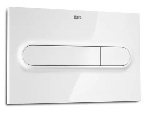 Кнопка смыва двойная Roca DUPLO IN-WALL  PL1, белая