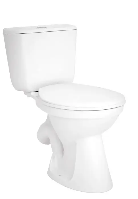 Унитаз-компакт Santek "Бриз" эконом 1-режим, с сиденьем, белый (1.WH20.2.569)