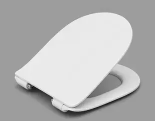 Крышка-сиденье для унитаза Haro Кано ДМ тонкое, быстросъемное, стальное крепление с эксцентриком, белое (537862)