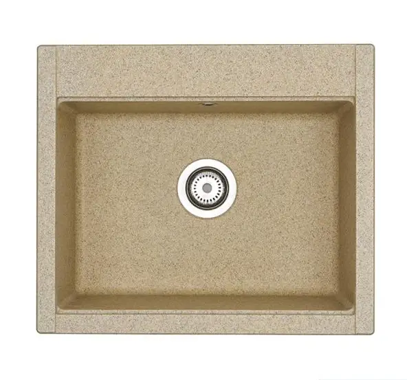 Кухонная мойка AQUATON Делия 60, цвет песочный (1A715232LD220)