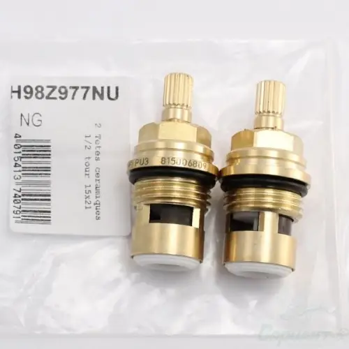 Кран-букса 1/2" керамика (мах. 18 шлицов) Евро Vidima (пара) Агат (H98Z977NU)