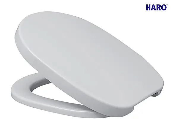 Крышка-сиденье для унитаза Haro Tablas Praemium быстросъемное крепление, микролифт, белый (540785)
