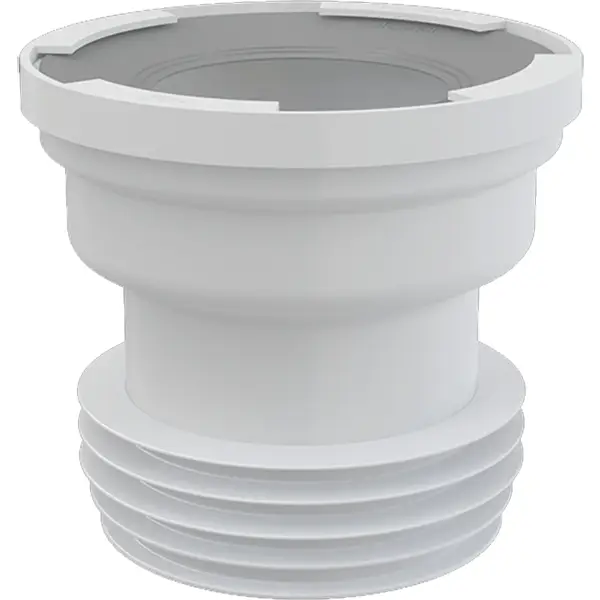 Выпускной патрубок для унитаза Alcadrain гофровый, белый (A991)