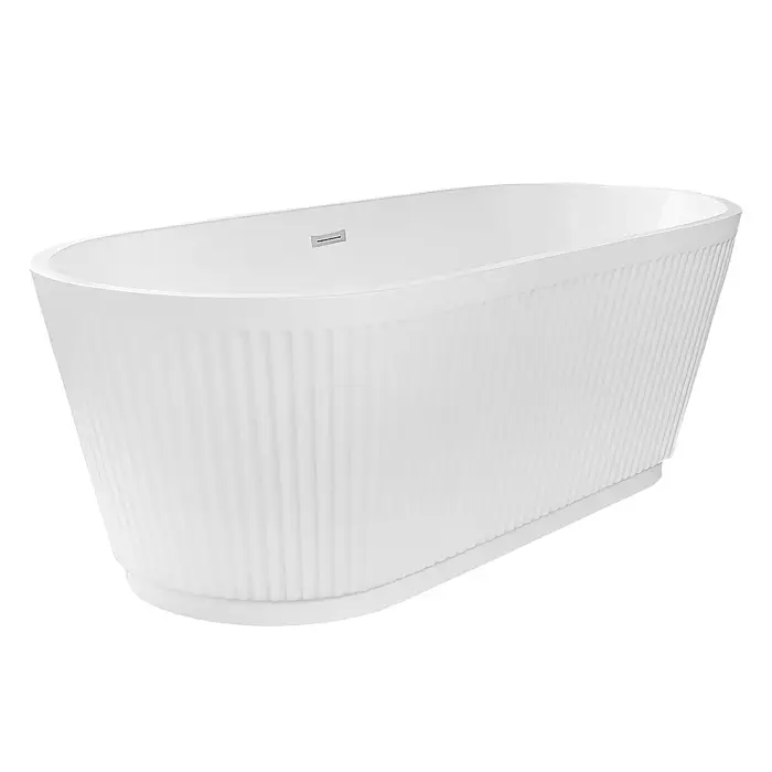 Ванна акриловая Loranto 1700х750х580 отдельностоящая, в комплекте с сифоном и опорными ножками (CS-11-170)