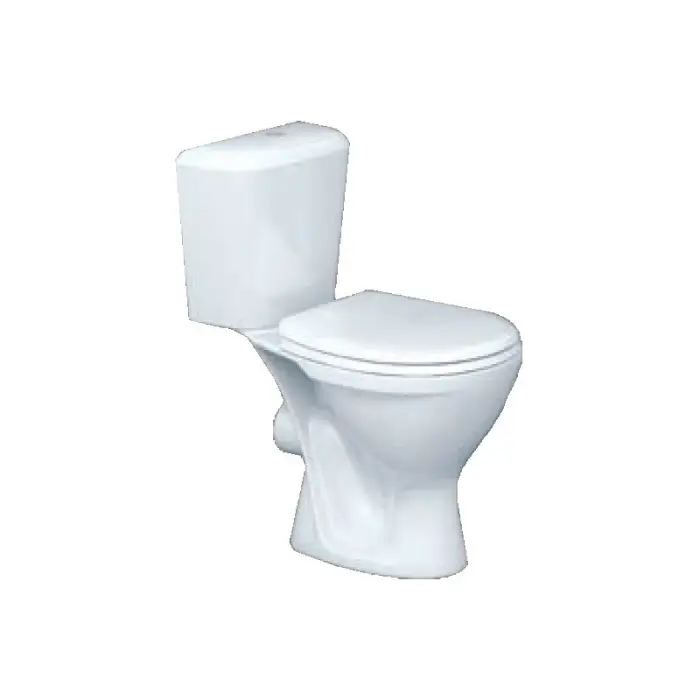 Унитаз-компакт Santeri Pro с бачком, с сиденьем, белый (1.P215.5.S00.00B.F)