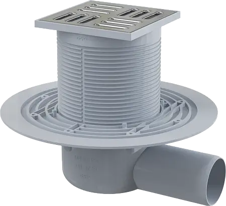 Душевой трап Alcadrain с решеткой хром (APV1321)