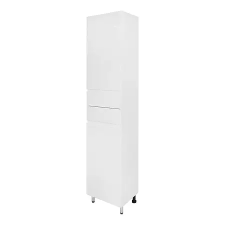 Пенал Azario Эстима 40 400х320х1970 напольный, левый, белый глянец (CS00094558)