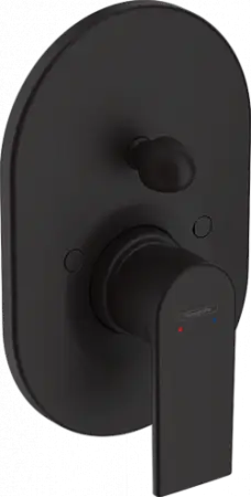 Смеситель для ванны с душем Hansgrohe Vernis Shape, матовый чёрный (71458670)