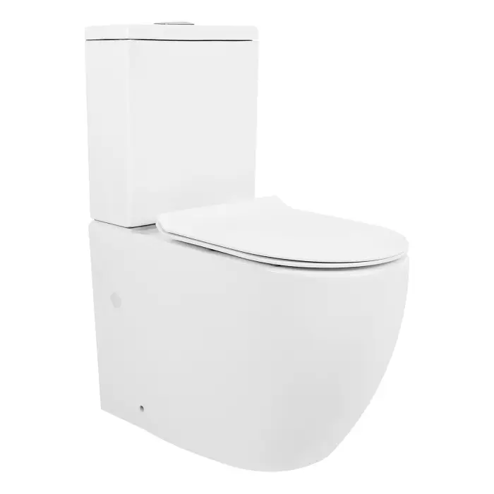 Унитаз-компакт Azario CORSA 630x380x830 напольный, смыв "ТОРНАДО", безободковый с бачком и сиденьем микролифт (AZ-2062Т)