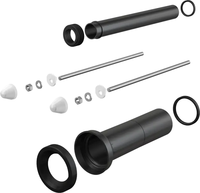 Kомплект Alcadrain принадлежностей к унитазу с удлиненными деталями для людей с ограниченными физ. возм. (M9000)