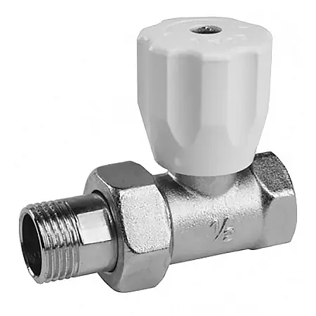 Вентиль радиаторный Arco TEIDE прямой, верхний, ВР/НР, латунь, 3/4" (503270)