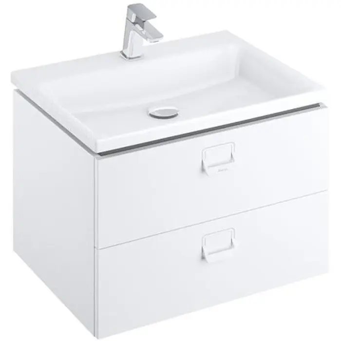 Тумба под раковину Ravak SD Comfort 80 подвесная, Белая глянцевая (X000001378)