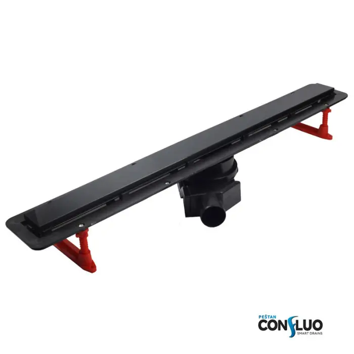 Линейный трап Pestan Confluo Frameless Line 550 Black Matte, нержавеющая сталь, черный матовый (13701319)