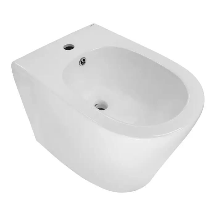 Биде напольное Azario Тино 365х560х400 санфаянс, белый (AZ-1380F)