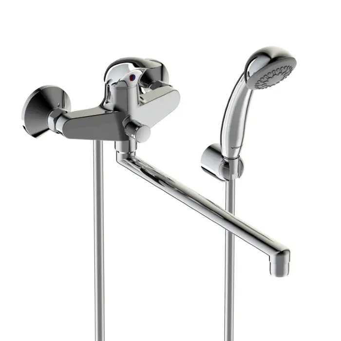 Смеситель для ванны/душа Vidima Orion, универсальный, однорычажный, хром (BA005AA)