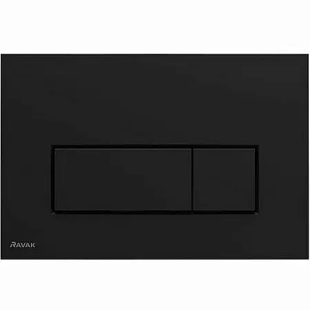 Клавиша смыва Ravak Uni Slim пластик, черный матовый (X01744)