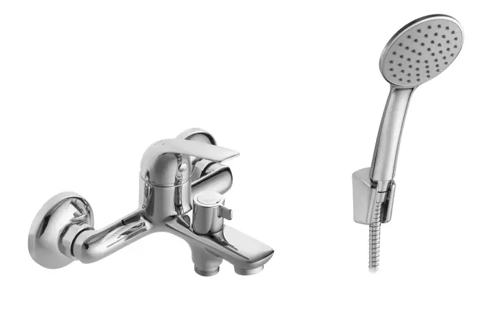 Смеситель для ванны Santek Нико с ручным душем, керамический картридж, хром (WH5A10005C001)