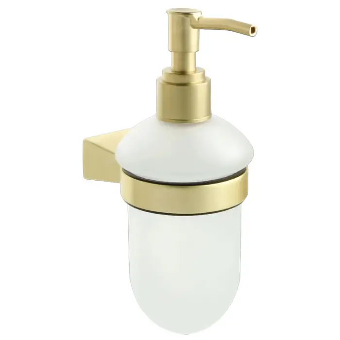 Дозатор для жидкого мыла Fixsen Trend GOLD стекло, золото матовое (FX-99012)
