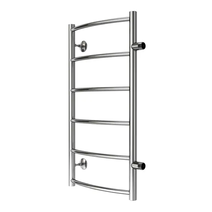 Полотенцесушитель водяной AZARIO VERONA 400/800 6 секций, боковое подключение, 1", хром (AZ04548)