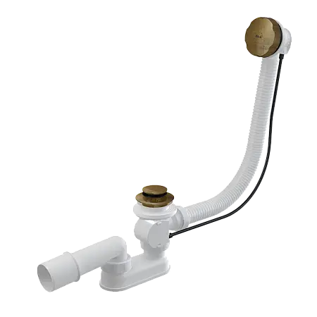 Слив-перелив Alcadrain для ванны, автомат, бронза (A55 ANTIC-RU-01 )