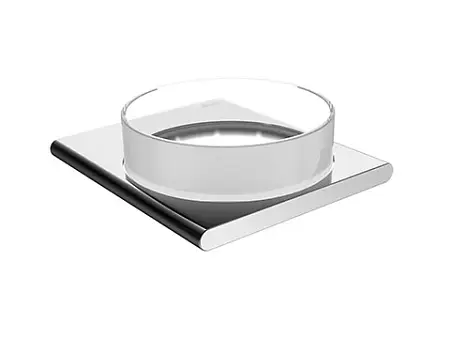 Полочка Keuco Edition 400  в комплекте с матовой хрустальной чашей для мелочей, хром (11549019000)