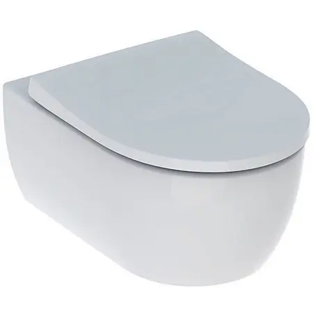 Унитаз подвесной Geberit ICON T54 безободковый, с тонким, быстрорсъемным сиденьем микролифт (500.784.01.1)