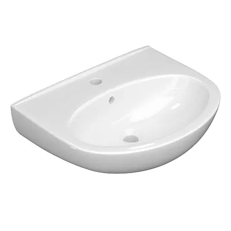 Раковина подвесная КЕРАМИН Лаго 45  с креплением, белая