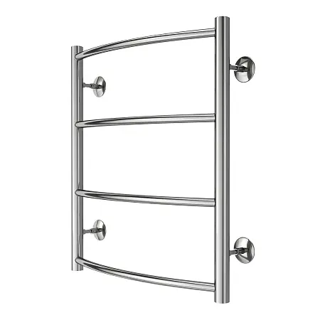 Полотенцесушитель водяной AZARIO VERONA 500/600 4 секции, нижнее/диагональное подключение, 1/2", хром (AZ04156)