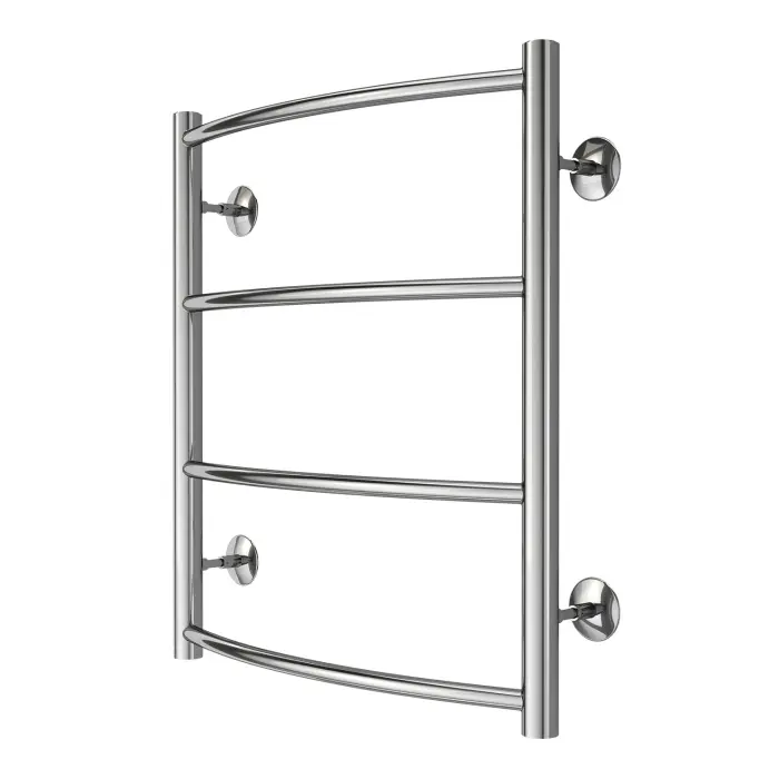 Полотенцесушитель водяной AZARIO VERONA 500/600 4 секции, нижнее/диагональное подключение, 1/2", хром (AZ04156)