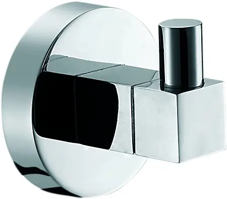 Крючок одинарный AZARIO NESSY, хром (AZ-73105A)