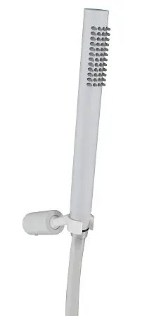 Ручной душ Paffoni BIRILLO шланг 1500мм металл, белый матовый (ZDUP036BO)