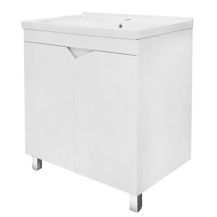 Комплект Тумба Loranto Оптимум 70 700х470х825 напольная, с раковиной Monte NEO 70, белый (CS00106209)