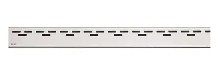 Решетка для желоба Alca Plast, нержавеющая сталь, хром глянец (HOPE-950L)