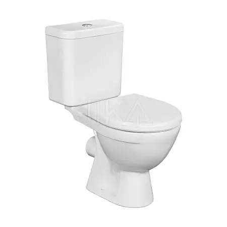 Унитаз-компакт JICA LYRA PLUS 360x630x770 напольный, горизонтальный выпуск, нижний подвод воды, монтажный комплект, белый (8.2638.6.000.242.9)