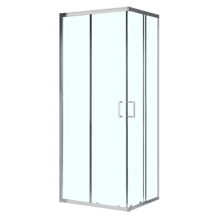 Душевое ограждение Azario Вена 1000х1000х1950 прозрачное стекло 6 мм, профиль хром (AZ-R36-100-CH-CL)