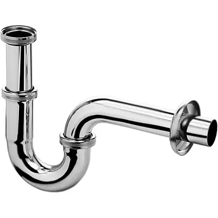 Сифон для раковины Kludi трубчатый, хром (1025005-00)