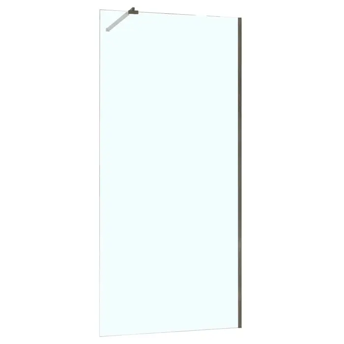 Душевая перегородка Azario Walk-in 1200х1950 прозрачное стекло 8 мм, профиль графит матовый (AZ-251-120-MGR-CL)