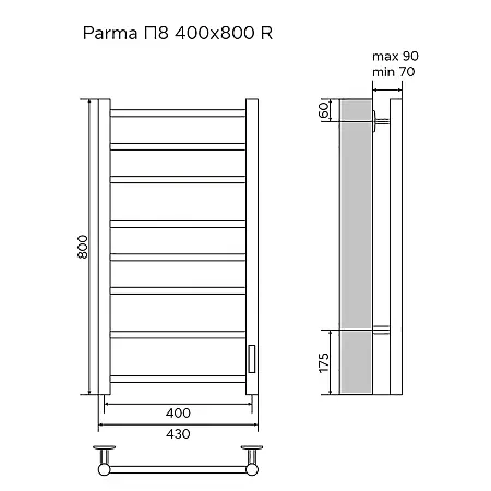 Parma П8 400х800 R