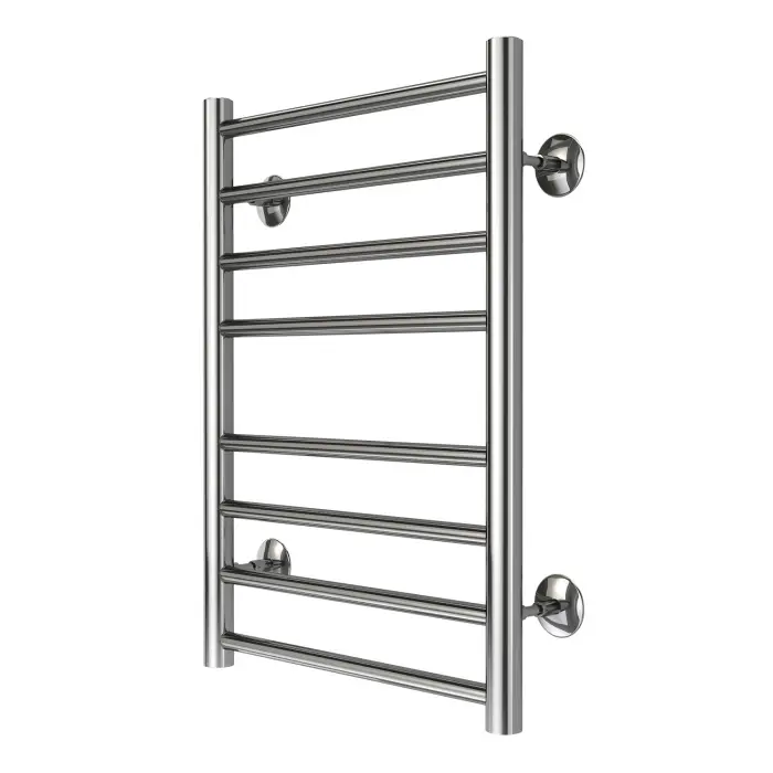 Полотенцесушитель водяной AZARIO PARMA 400/600 8 секций, нижнее/диагональное подключение, 1/2", хром (AZ10146S)