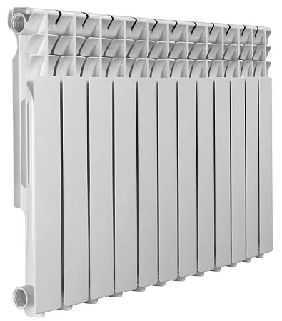 Радиатор алюминиевый AZARIO AL500/80 12 секций, белый (AL500/80/12)