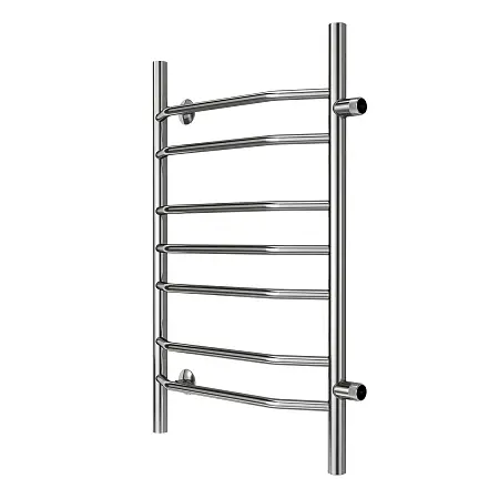 Полотенцесушитель водяной AZARIO RAVENNA 500/800 7 секций, боковое подключение, 1", хром (AZ07558)