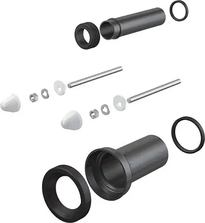 Набор для подключения воды и канализации к подвесному унитазу (M900)