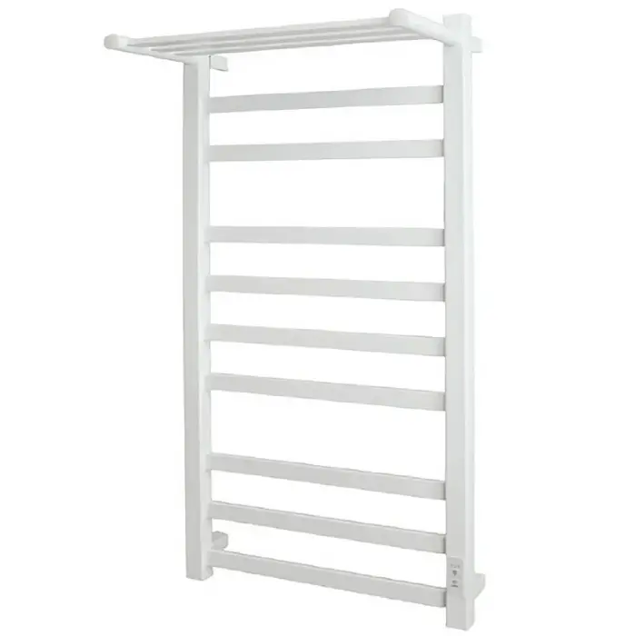 Полотенцесушитель электрический Маргроид 100х50 Вид 81/10 профильный с полкой, белый