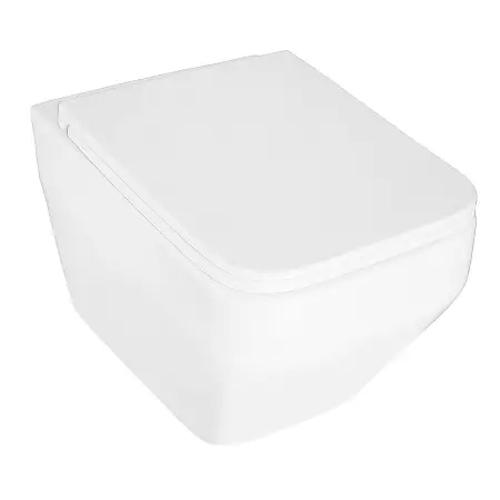 Унитаз подвесной Azario MONEO 355х515х365 безободковый, слив "Торнадо", в комплекте с быстросъемным сидением микролифт (AZ-0062 UQ1)