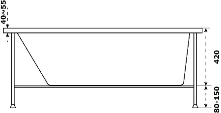 Бали 160 x 70 ( side )