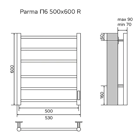 Parma П6 500х600 R
