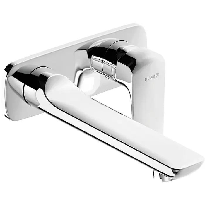 Смеситель настенный KLUDI AMEO для умывальника, внешняя монтажная часть, длина излива 235 мм, хром (412450575)