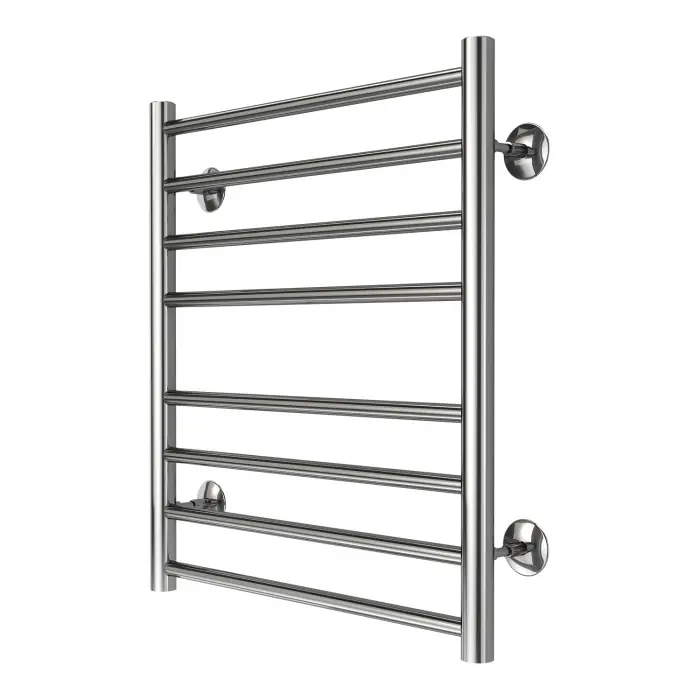 Полотенцесушитель водяной AZARIO PARMA 500/600 8 секций, нижнее/диагональное подключение, 1/2", хром (AZ10156S)